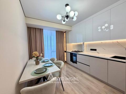 Basconslux! Ciocana, bd. Mircea cel Bătrân, 2 camere + living. Euroreparație!: 3