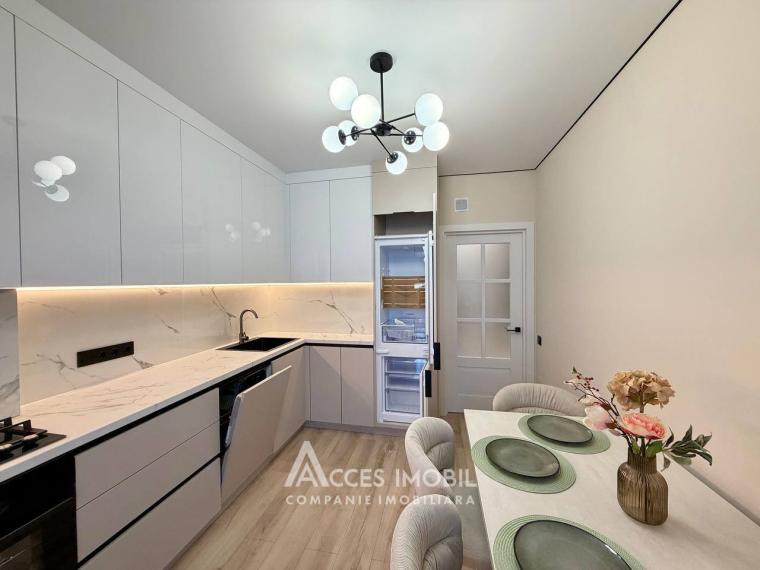 Basconslux! Ciocana, bd. Mircea cel Bătrân, 2 camere + living. Euroreparație!: 4