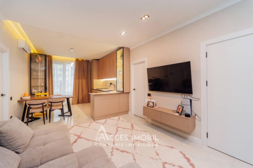 Inamstro! Buiucani, str. L. Deleanu, 2 camere + living. Euroreparație!: 4