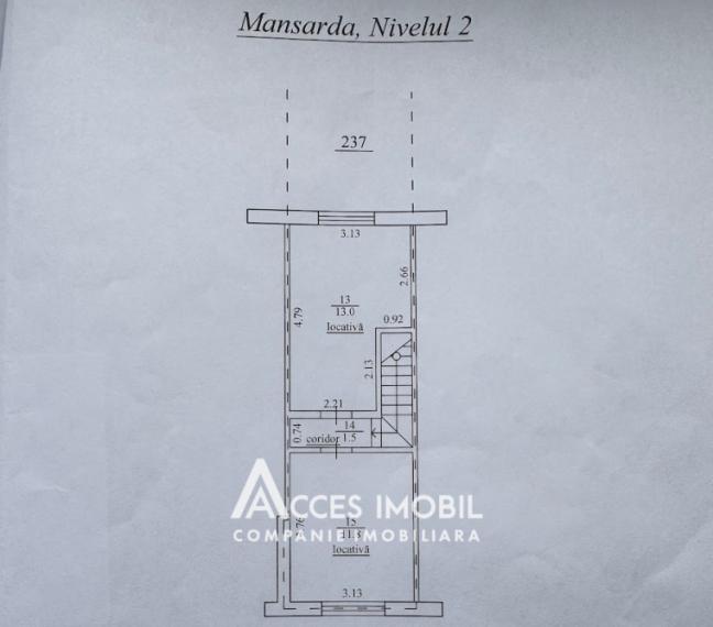 Botanica, str. Independenței, 2 camere + living. Autonomă!: 8