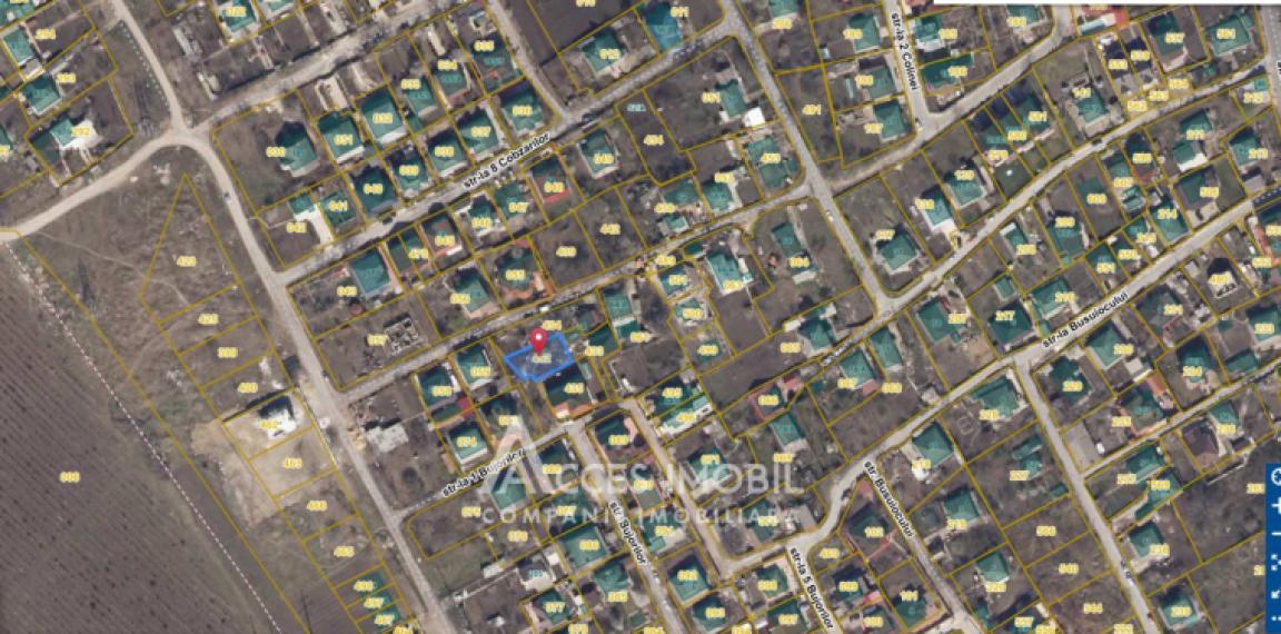 Участок под стороительство  3 сотки, г. Кодру, пер. 1-й Бужорилор!: 7