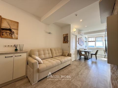 Аренда! Рышкановка, ул. Матей Басараб, 1 комната + гостиная! Евроремонт!: 3