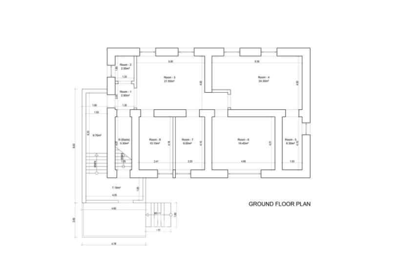 Аренда! Коммерческие помещение, 309м2! ул. Каля Ешилор, Буюканы!: 20