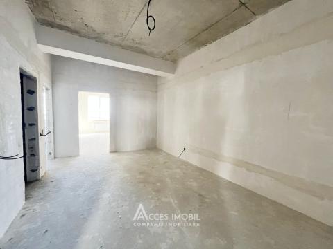 Bloc Nou! str. Ginta Latină, Ciocana, 2 camere + living. Variantă albă! + Terasă!: 2