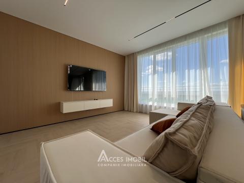 Penthouse! Pamir Construct! Durlești, str. Ialoveni 2 camere + living + terasă 60 m2! Euroreparație!: 4