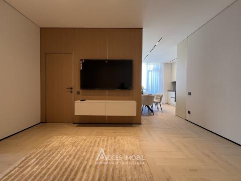 Penthouse! Pamir Construct! Durlești, str. Ialoveni 2 camere + living + terasă 60 m2! Euroreparație!: 3