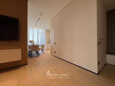 Penthouse! Pamir Construct! Durlești, str. Ialoveni 2 camere + living + terasă 60 m2! Euroreparație!: 4