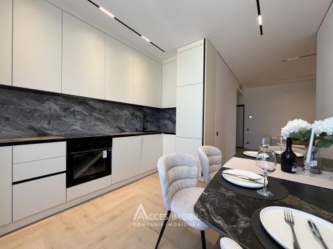 Penthouse! Pamir Construct! Durlești, str. Ialoveni 2 camere + living + terasă 60 m2! Euroreparație!: 6