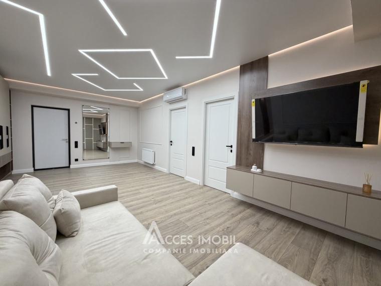 Estate Invest! Bloc nou! str. Ialoveni, Telecentru, 2 camere + living. Euroreparație!: 1