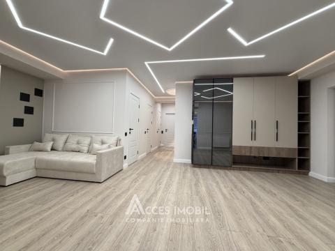 Estate Invest! Bloc nou! str. Ialoveni, Telecentru, 2 camere + living. Euroreparație!: 2