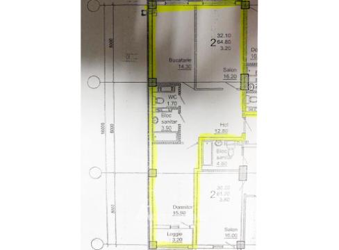 Bloc Nou! Telecentru, str. Sprâncenoaia, 2 camere + living. Varianta Albă!: 15