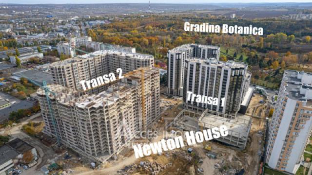 Newton House! Botanica, str. Grădina Botanică, 1 cameră + living. Variantă Albă!: 6