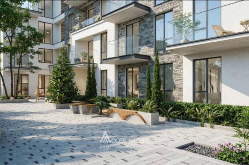 Bloc Nou! Durlești, str. Mihai Viteazul, 1 cameră + living. Variantă albă!: 1