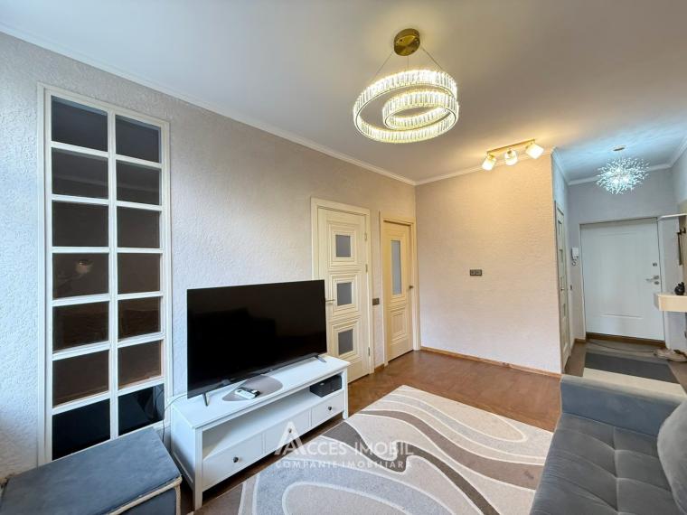 Râșcani, str. Dumitru Râșcanu, 1 cameră + living. Euroreparație! De mijloc!: 2