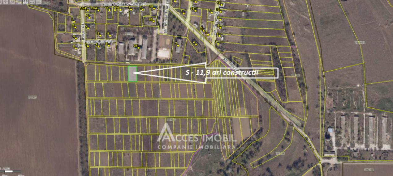 Teren pentru construcții 15 ari! Anenii Noi, sat. Chetrosu!: 2