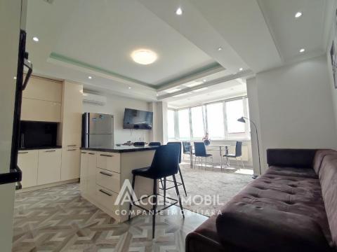 Chirie! Bloc Nou! str. Lev Tolstoi, Centru, 2 camere + living. Euroreparație!: 1