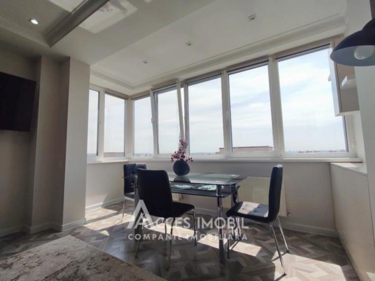 Chirie! Bloc Nou! str. Lev Tolstoi, Centru, 2 camere + living. Euroreparație!: 3