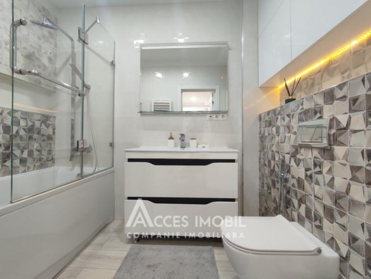 Chirie! Bloc Nou! str. Lev Tolstoi, Centru, 2 camere + living. Euroreparație!: 8