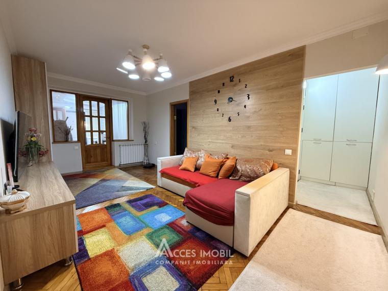 Botanica, str. Nikolai Zelinski, 3 camere + living! Euroreparație!: 1