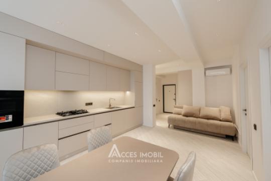 Bloc Nou! str. Cartușa, Durlești, 2 camere + living. Euroreparație!: 3