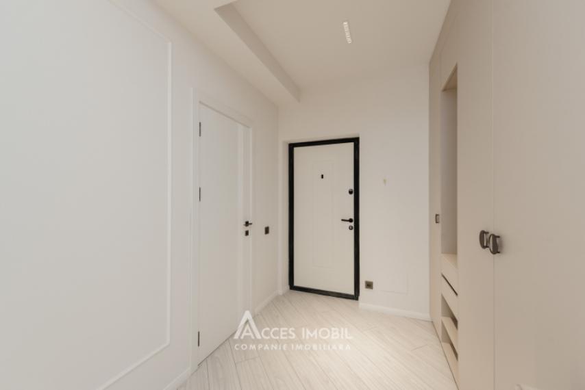 Bloc Nou! str. Cartușa, Durlești, 2 camere + living. Euroreparație!: 10