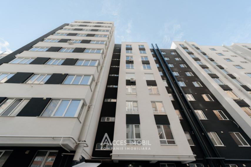 Bloc Nou! str. Cartușa, Durlești, 2 camere + living. Euroreparație!: 13