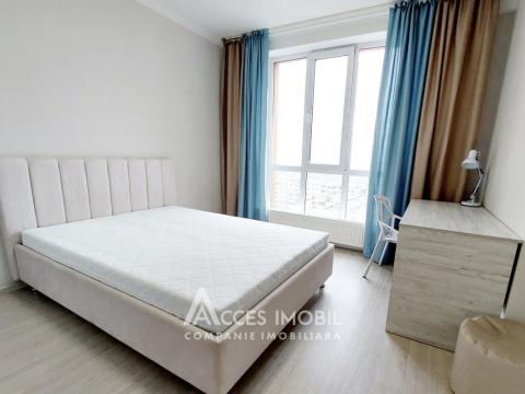 Chirie! Bloc Nou! Botanica, str. Grenoble, 2 camere + living! Euroreparație!: 4