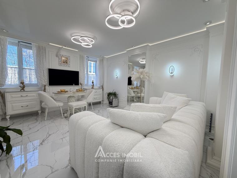 Chirie! Bloc Nou! Centru, str. Al. Bernardazzi, 1 cameră + living! Reparație premium!: 2