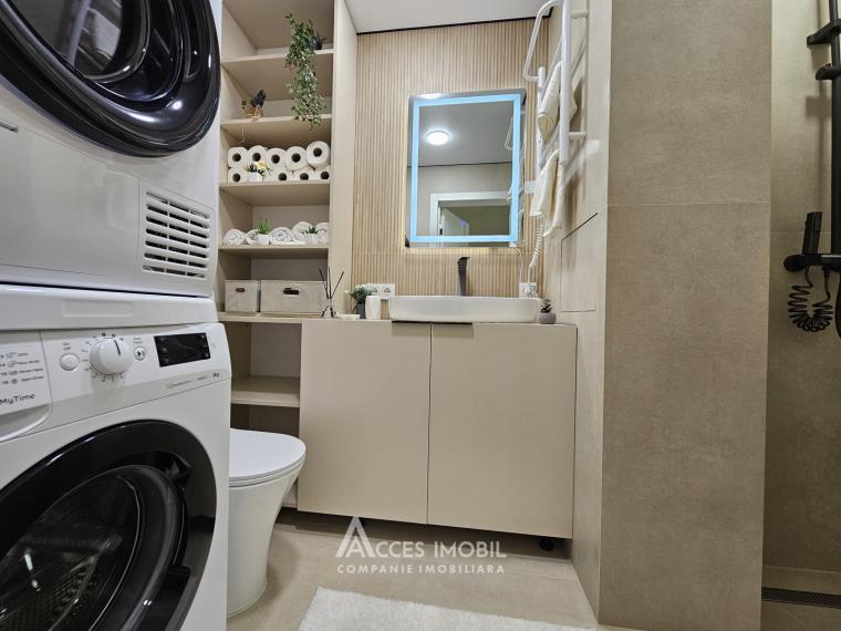 Chirie! Bloc Nou! Centru, str. Albișoara, 1 cameră + living. Reparație premium!: 17