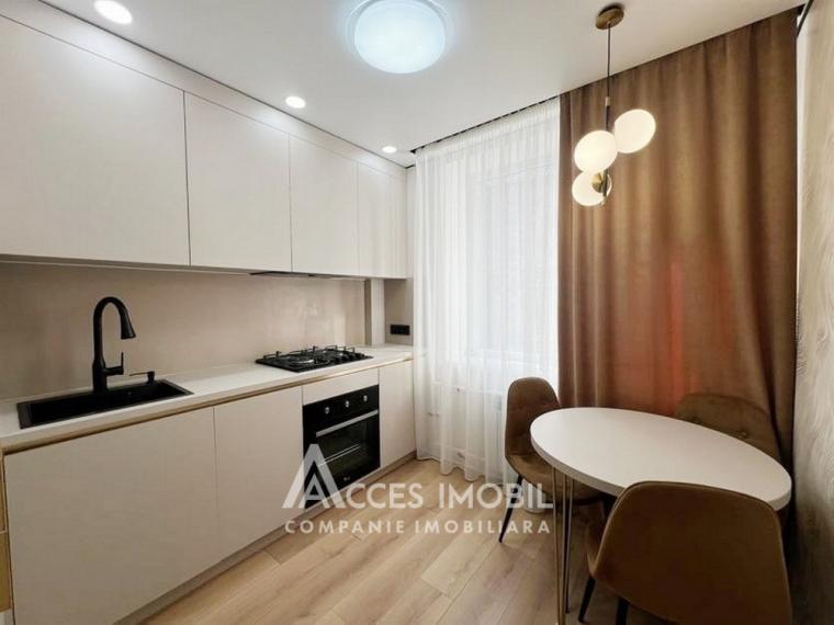 Râșcani, str. Miron Costin, 2 camere + living. Euroreparație! De mijloc!: 6