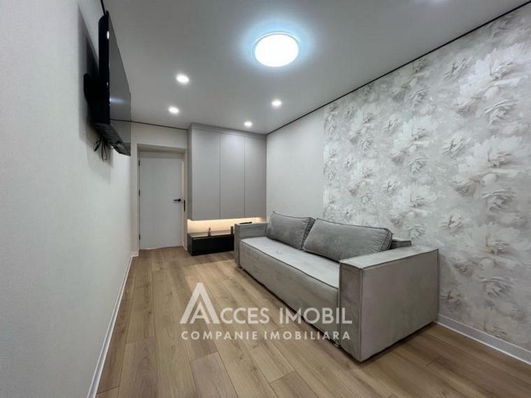 Râșcani, str. Miron Costin, 2 camere + living. Euroreparație! De mijloc!: 0