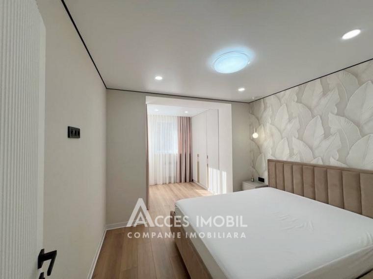 Râșcani, str. Miron Costin, 2 camere + living. Euroreparație! De mijloc!: 3