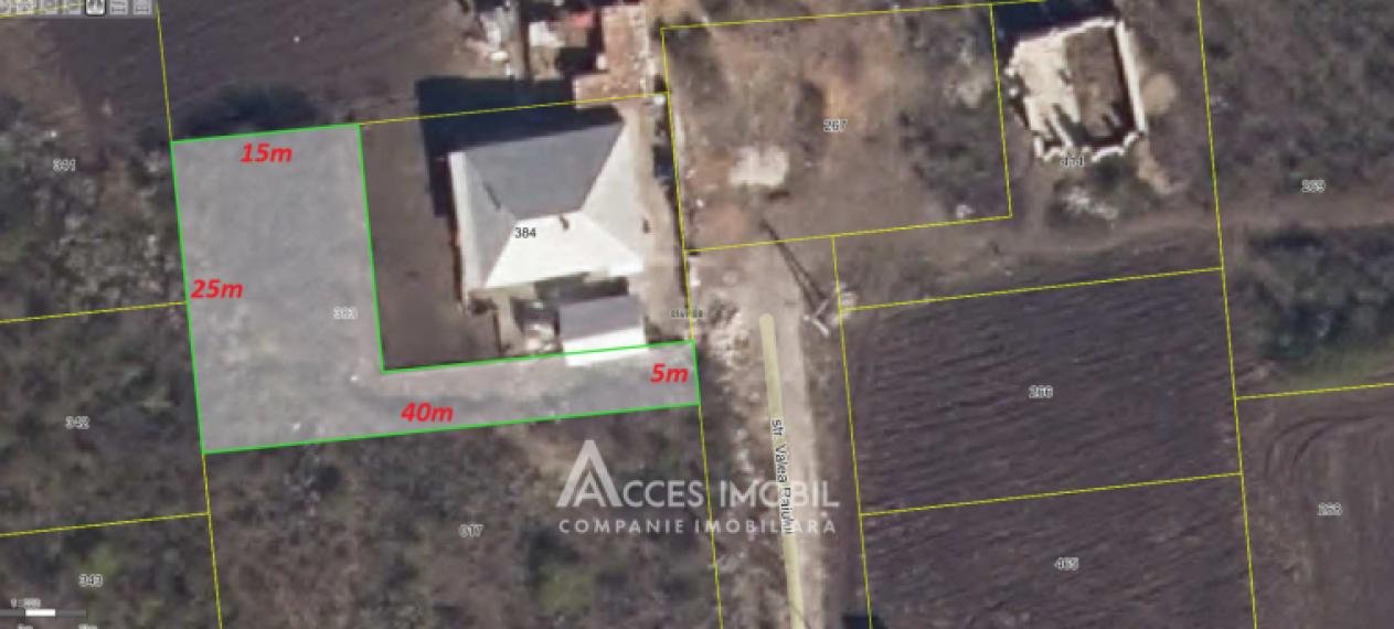 Teren pentru construcții 5 ari. Colonița, str. Valea Raiului!: 3