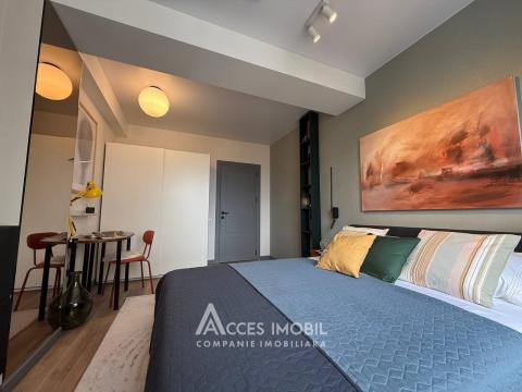 Braus! Chirie! Bloc Nou! Ciocana, bd. Mircea cel Bătrân, 1 cameră + living. Euroreparație!: 2