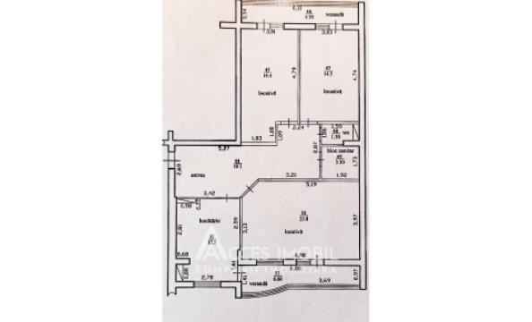 New Block! Telecenter, Drumul Viilor street, 3 rooms! Authonomus!: 1