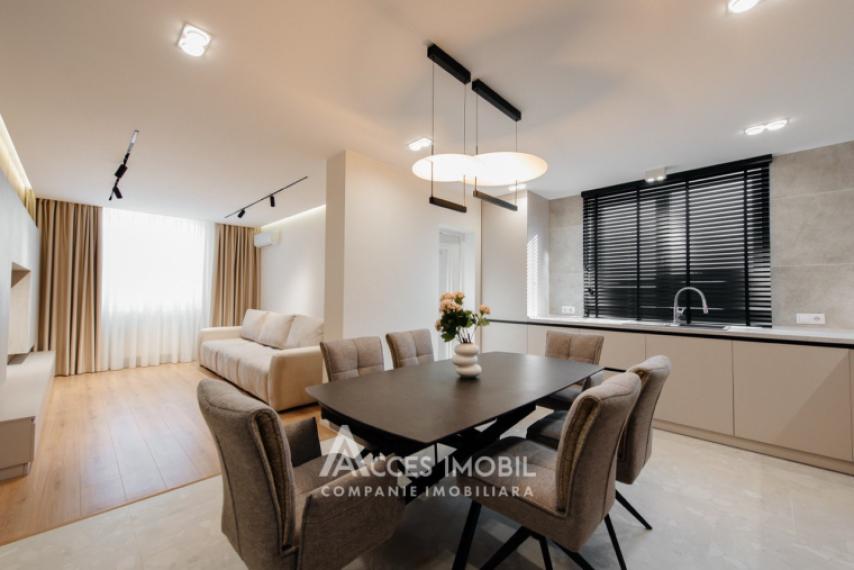 Bloc Nou! str. Nicolae Dimo, Durlești, 2 camere + living. Euroreparație!: 3