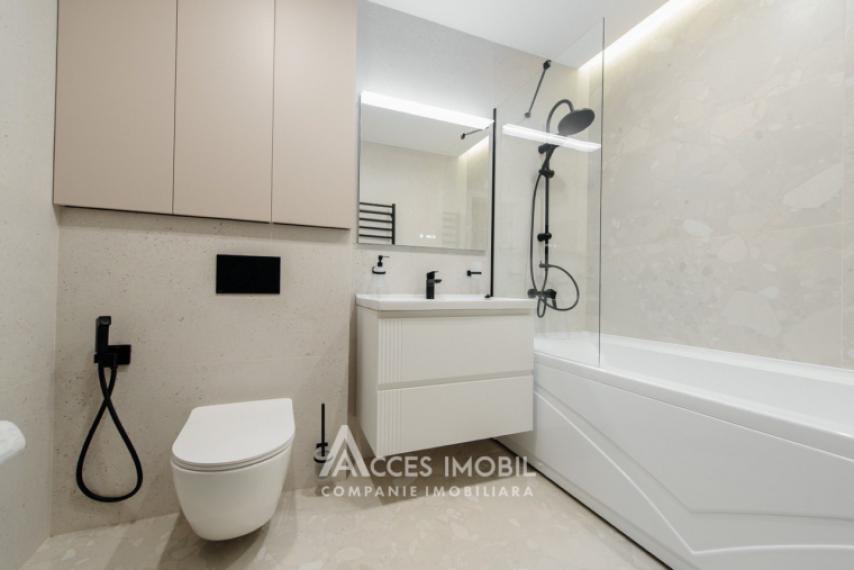 Bloc Nou! str. Nicolae Dimo, Durlești, 2 camere + living. Euroreparație!: 11