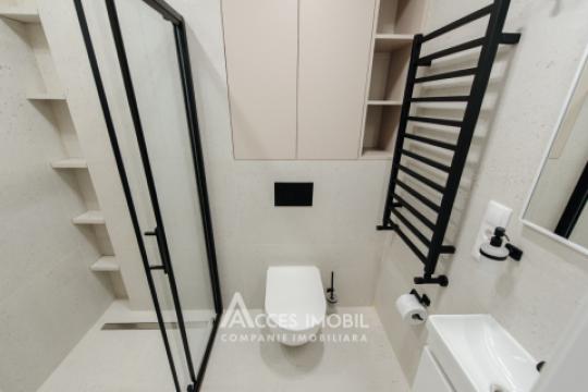 Bloc Nou! str. Nicolae Dimo, Durlești, 2 camere + living. Euroreparație!: 13