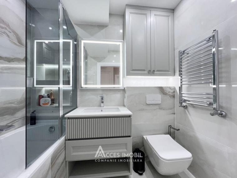 Basconslux! Чеканы, бул. Мирча чел Бэтрын, 2 комнаты + гостиная. Евроремонт!: 9