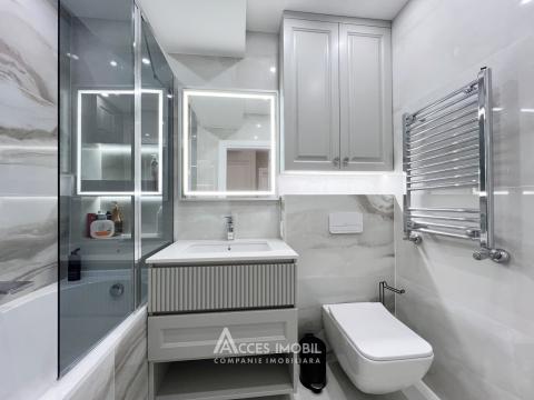 Basconslux! Чеканы, бул. Мирча чел Бэтрын, 2 комнаты + гостиная. Евроремонт!: 9