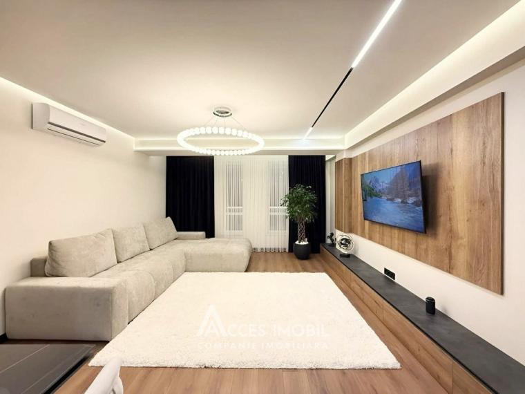 Penthouse! Braus! бул. Мирча чел Бэтрын, Чеканы, 2 комнаты + гостиная. Евроремонт!: 3