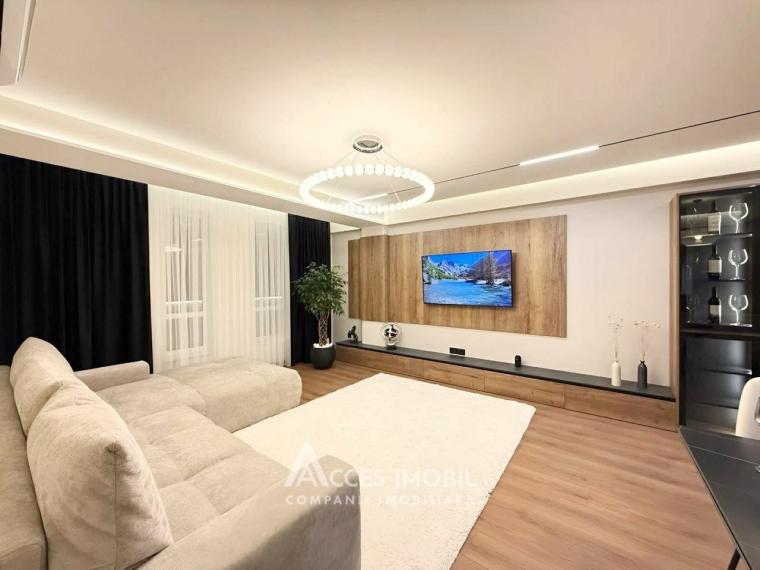 Penthouse! Braus! бул. Мирча чел Бэтрын, Чеканы, 2 комнаты + гостиная. Евроремонт!: 5