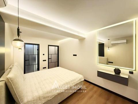 Penthouse! Braus! бул. Мирча чел Бэтрын, Чеканы, 2 комнаты + гостиная. Евроремонт!: 10