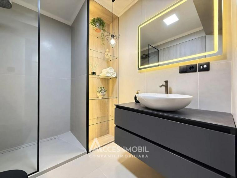 Penthouse! Braus! бул. Мирча чел Бэтрын, Чеканы, 2 комнаты + гостиная. Евроремонт!: 20