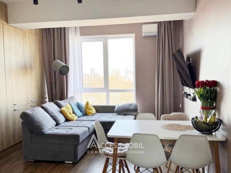 For rent! New Block! Melestiu street, Botanica, 2 rooms + living. Euro Repair!: 0