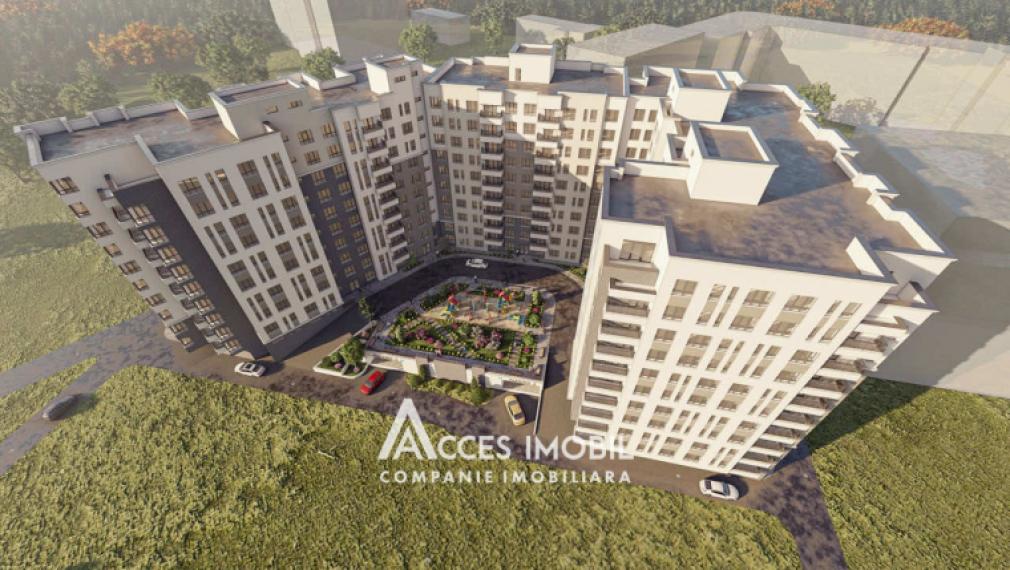 Poliprim-Grup! Дурлешты, ул.  Николае Димо, 1 комната + гостиная. Белый вариант!: 0