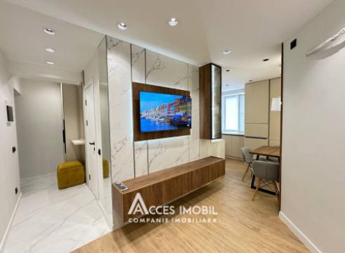 Râșcani, str. Kiev, 2 camere + living. Euroreparație! De mijloc!: 2