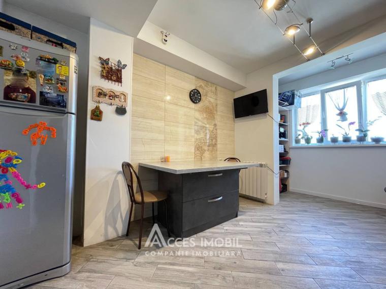 Bloc Nou! Botanica, str. Așhabad, 2 camere + living! Euroreparație!: 5