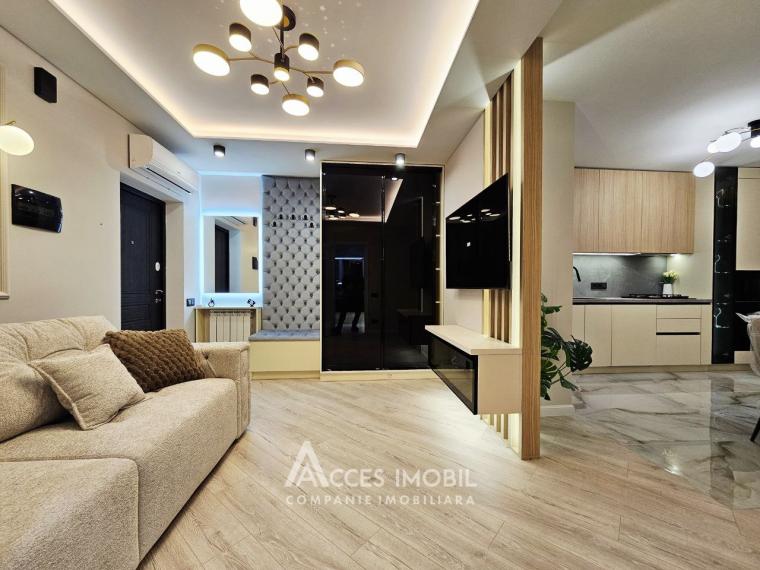 Exfactor! Bloc Nou! Buiucani, str. Ion Buzdugan, 1 cameră + living. Reparație Premium!: 2