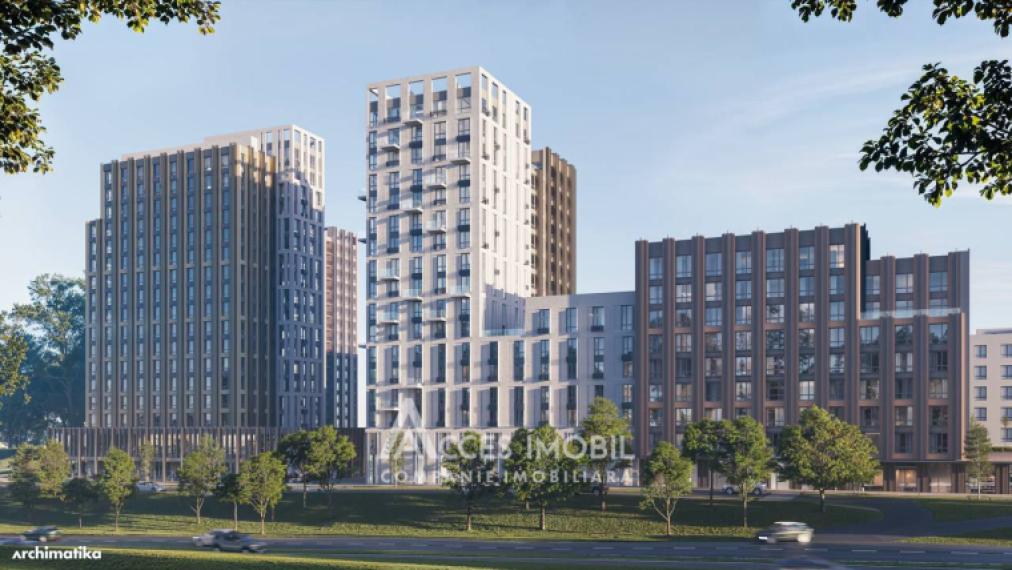 DMZ Home Construct! Botanica, bd. Dacia, 1 cameră + living! Variantă albă!: 1